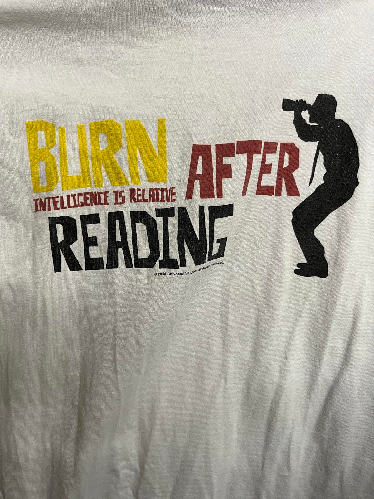 Burn After Reading Movie Promo T-shirt Coen Brothers Tee -XL