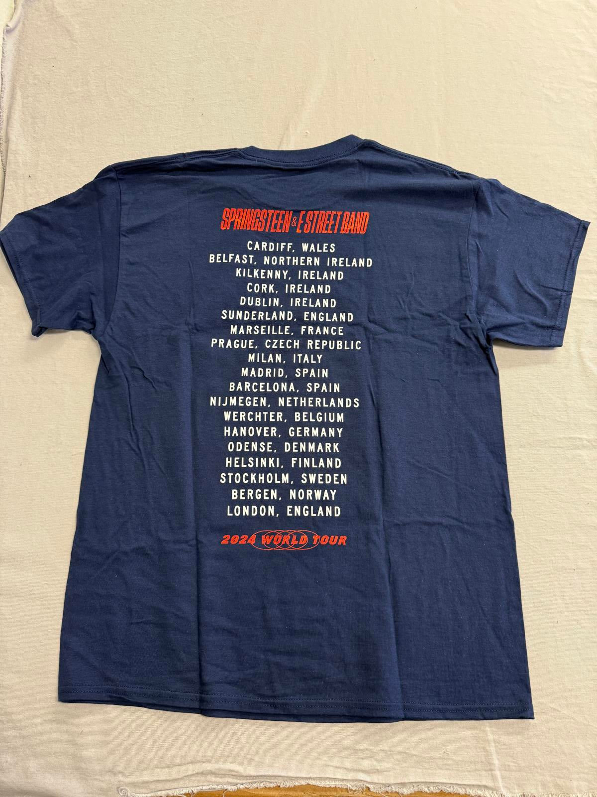 Bruce Springsteen and E Street Band T-shirt 2024 World Tour