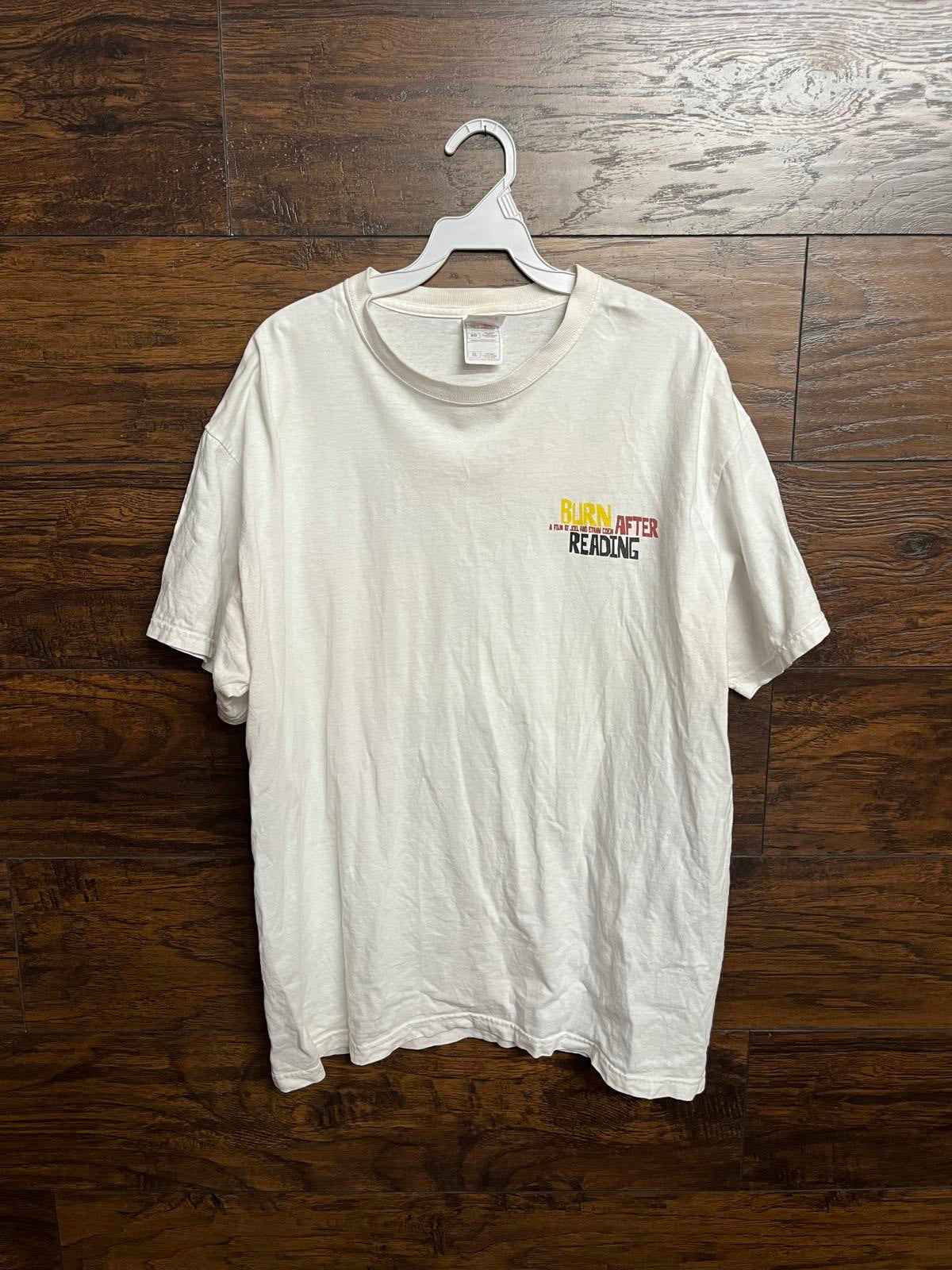 Burn After Reading Movie Promo T-shirt Coen Brothers Tee -XL
