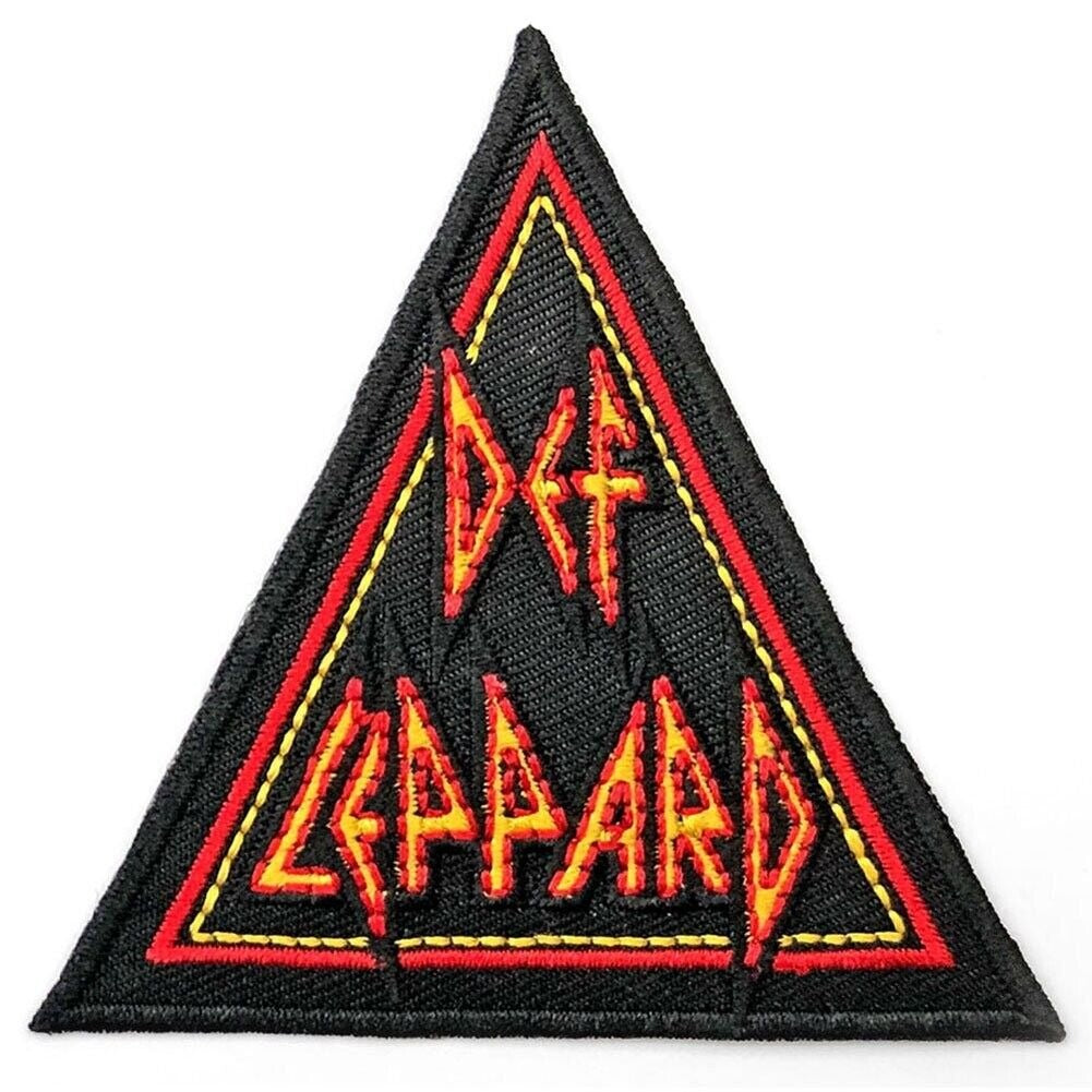 Def Leppard Triangle Patch New Rock Band Iron-on Embroidered Iron on