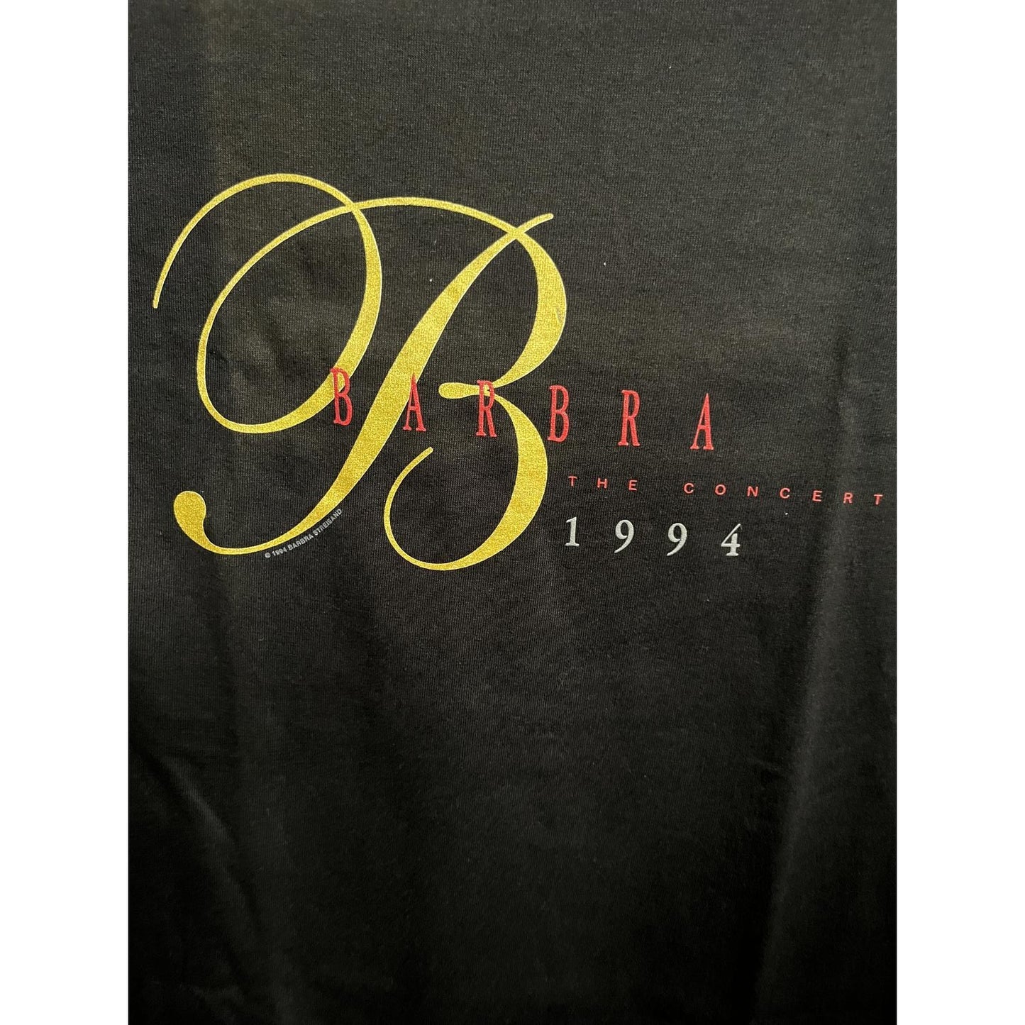 Vintage Barbra Streisand The Concert 1994 Single Stitch San Jose