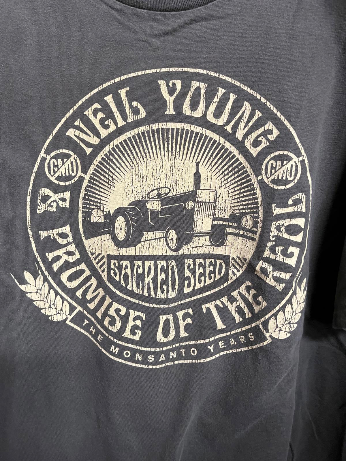 Neil Young 2015 Tour T-shirt - Promise of the Real GMO