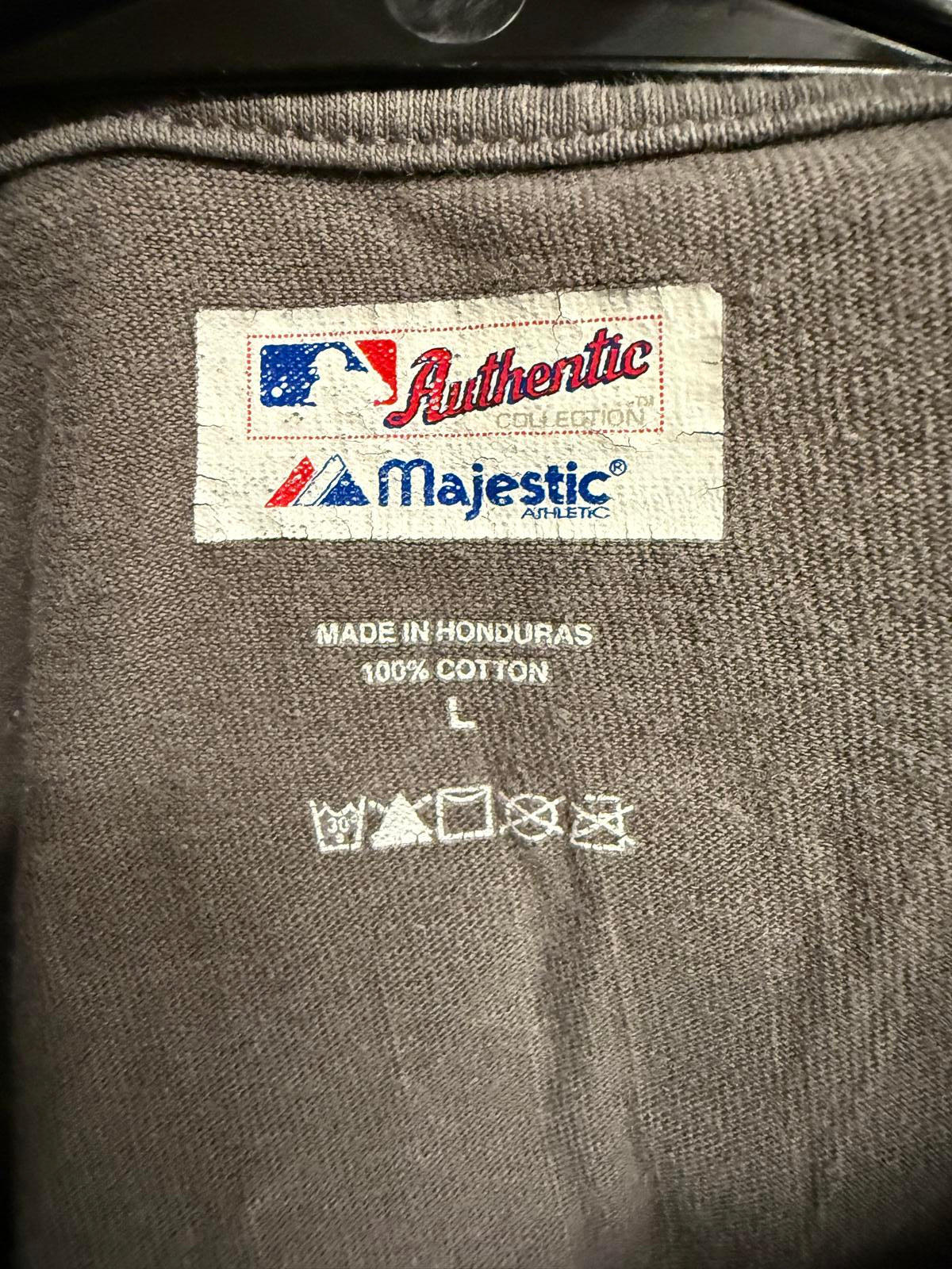 VTG NY Yankees T-shirt Jersey Mariano Rivera 42 Majestic L