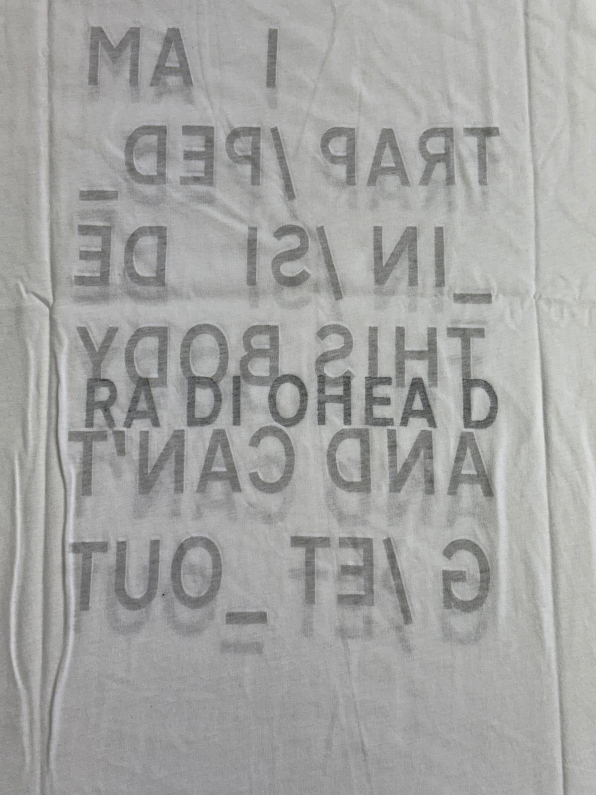 Radiohead Trapped T-shirt - In Rainbows Bodysnatchers Tee XL