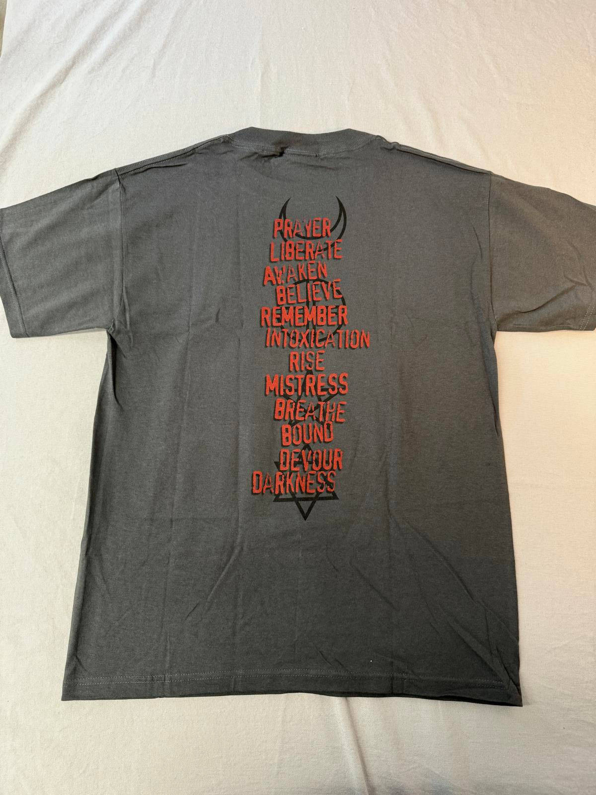 Disturbed Band T-shirt 2007 Album Believe Song List- M