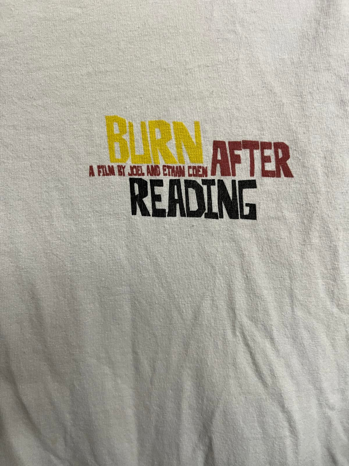 Burn After Reading Movie Promo T-shirt Coen Brothers Tee -XL