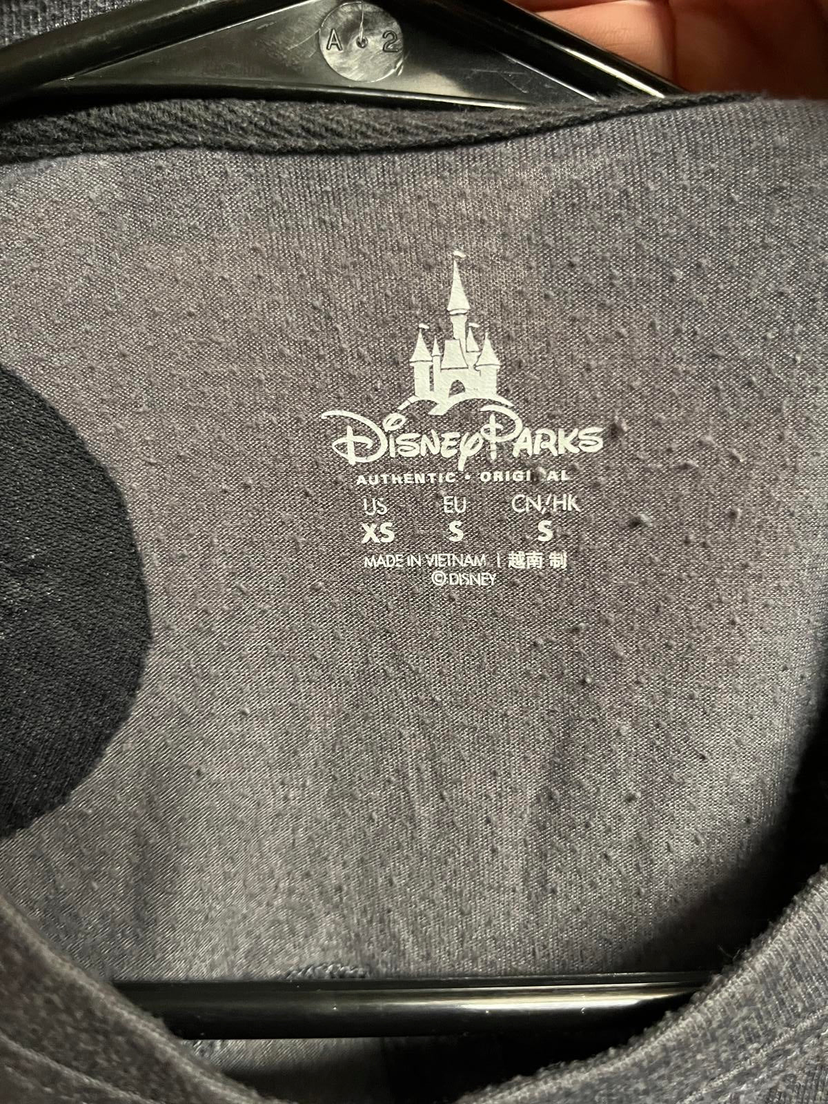 Disney Tee Mickey Rock n Rollercoaster Woman's Laced Back XS