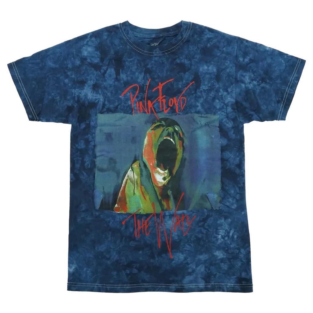 Pink Floyd The Wall T-shirt Tie Dye Tee Roger Waters Scream