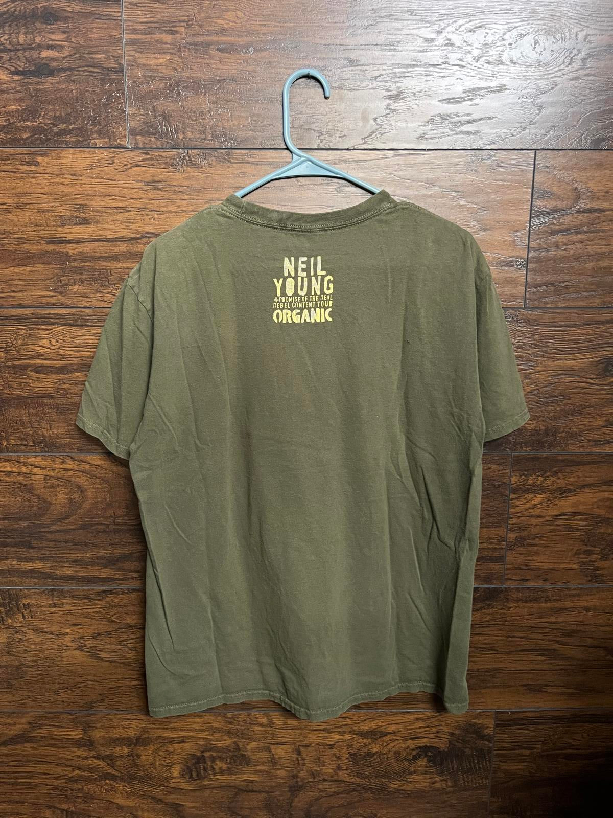 Neil Young 2015 Tour T-shirt - Promise of the Real GMO