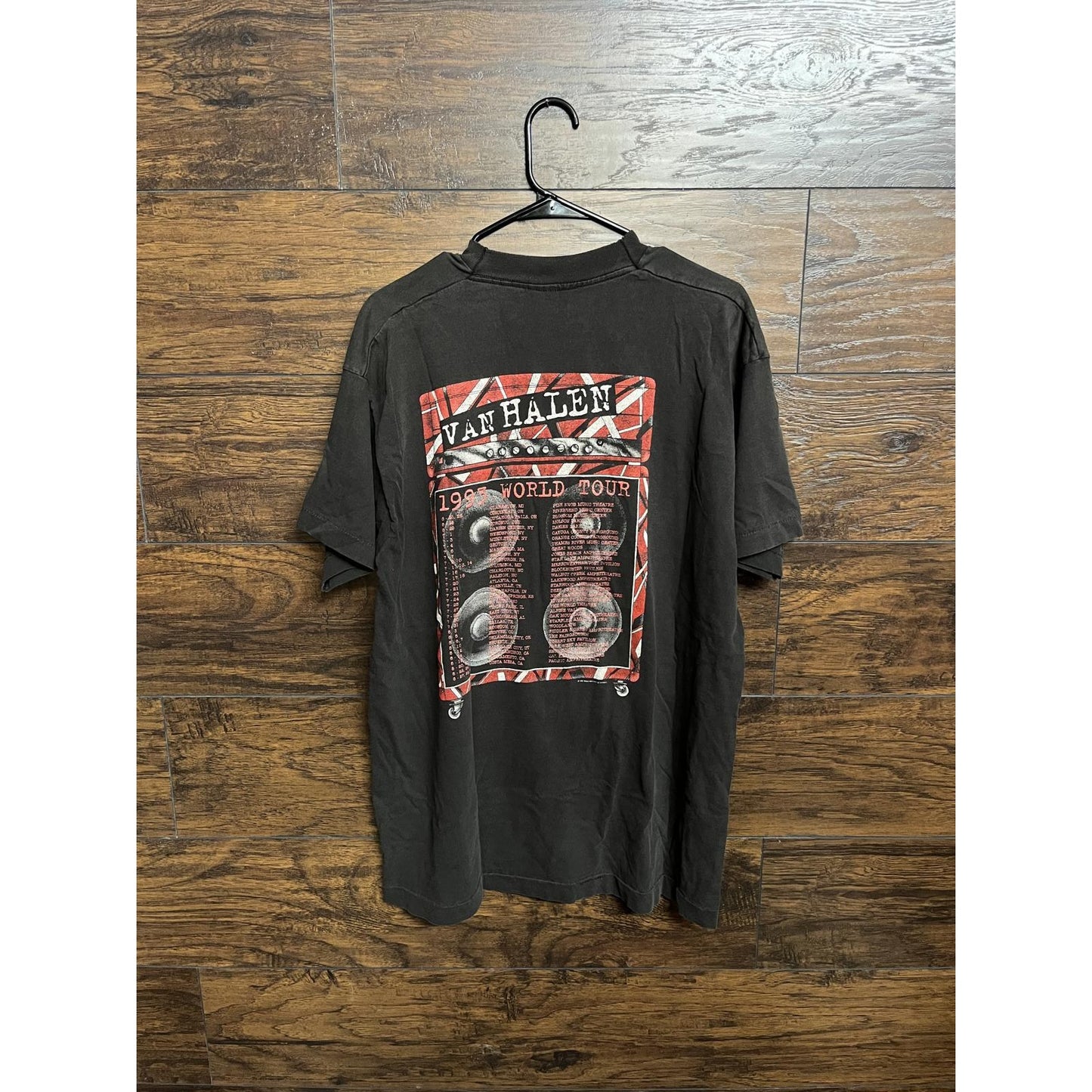 Vintage Van Halen Tour Tee - 1993 World Tour T-shirt -XL