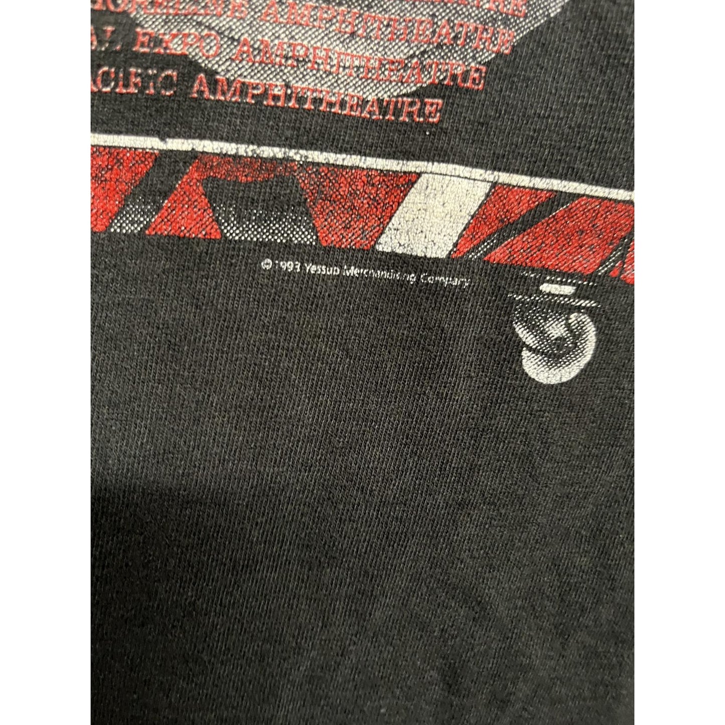 Vintage Van Halen Tour Tee - 1993 World Tour T-shirt -XL