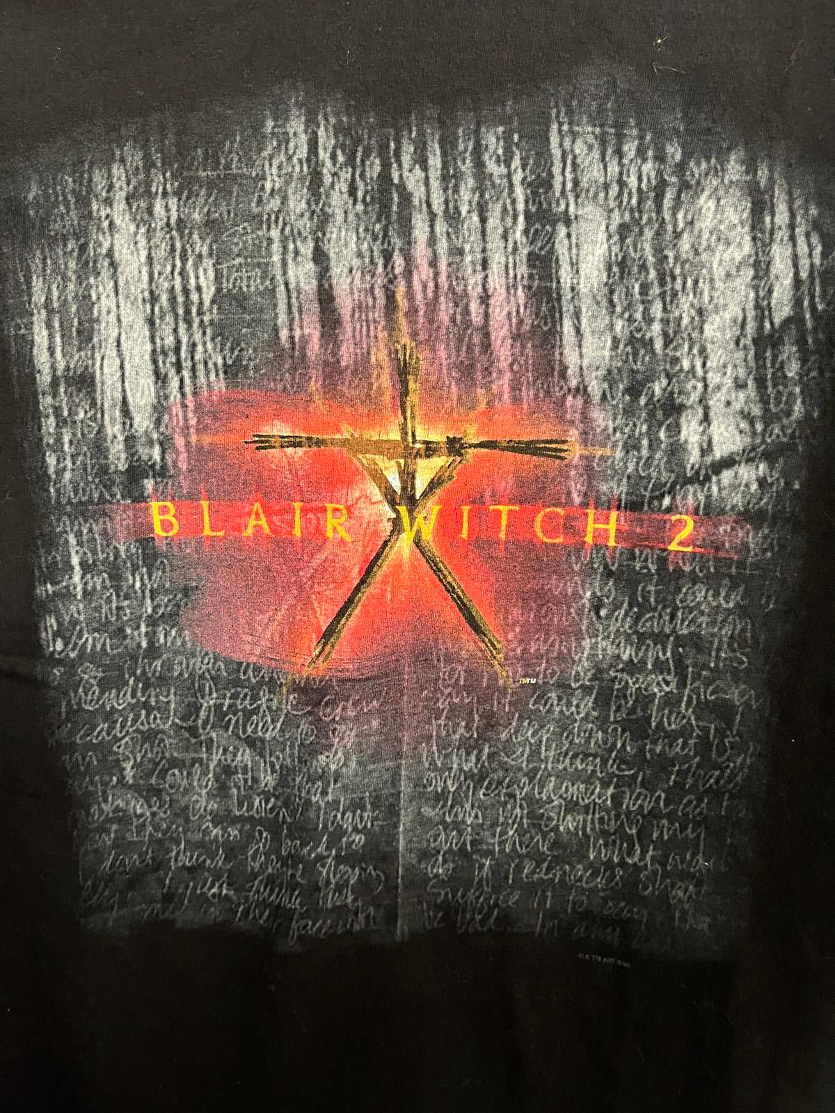 Movie Blair Witch T-shirt Promo Book of Shadows BlairWitch 2