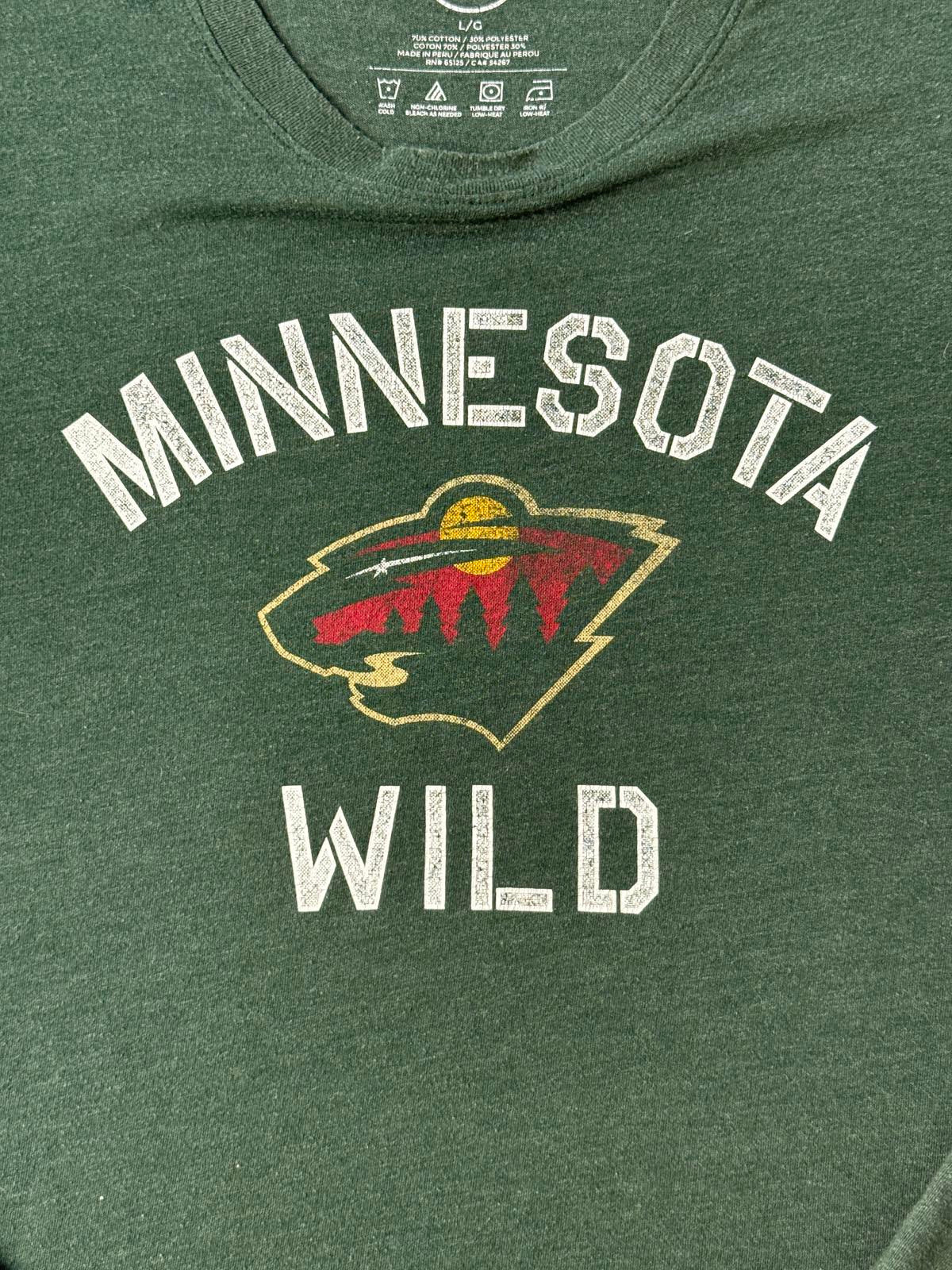 Minnesota Wild L/S Hockey T-shirt Jersey - '47 Brand - L