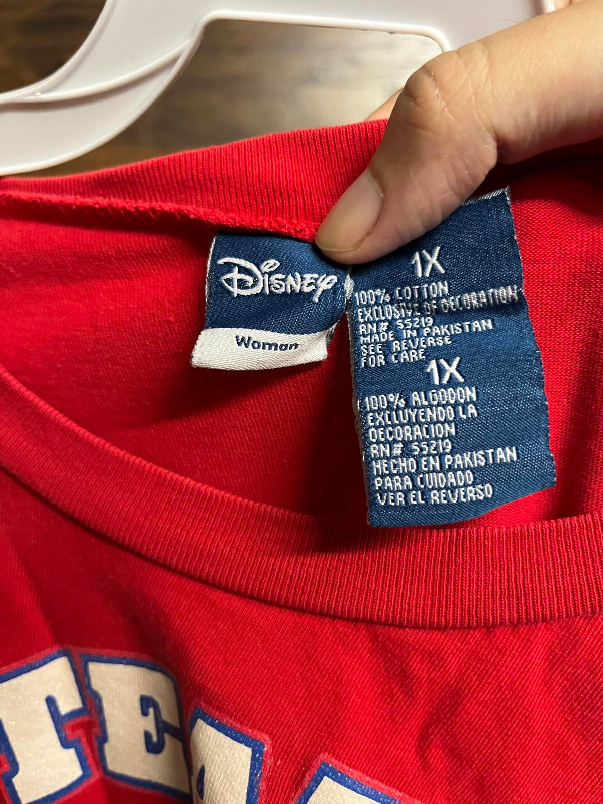 VTG Disney Team Freedom Mickey Mouse Friends Womans