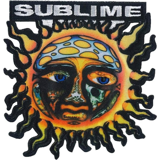 Sublime Sun Patch Iron-on New Rock Band Iron-on Embroidered Iron on