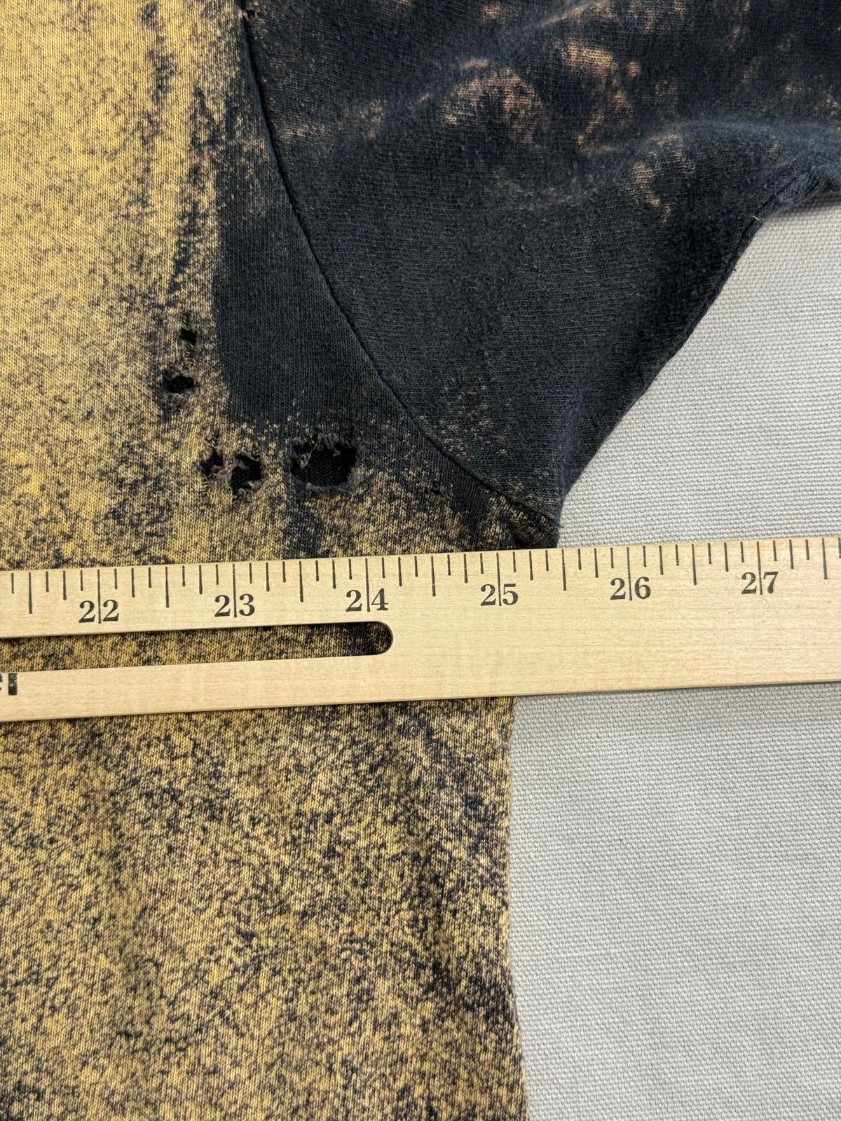 Vintage 80s Biker Skull Tshirt Born Bad to Tha Bone Thrashed