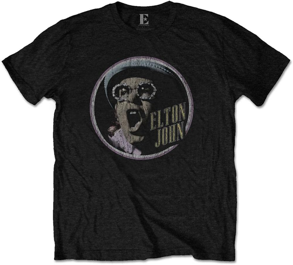 Elton John T-shirt - Officially Licensed - Bennie and the Jets- Band Tees