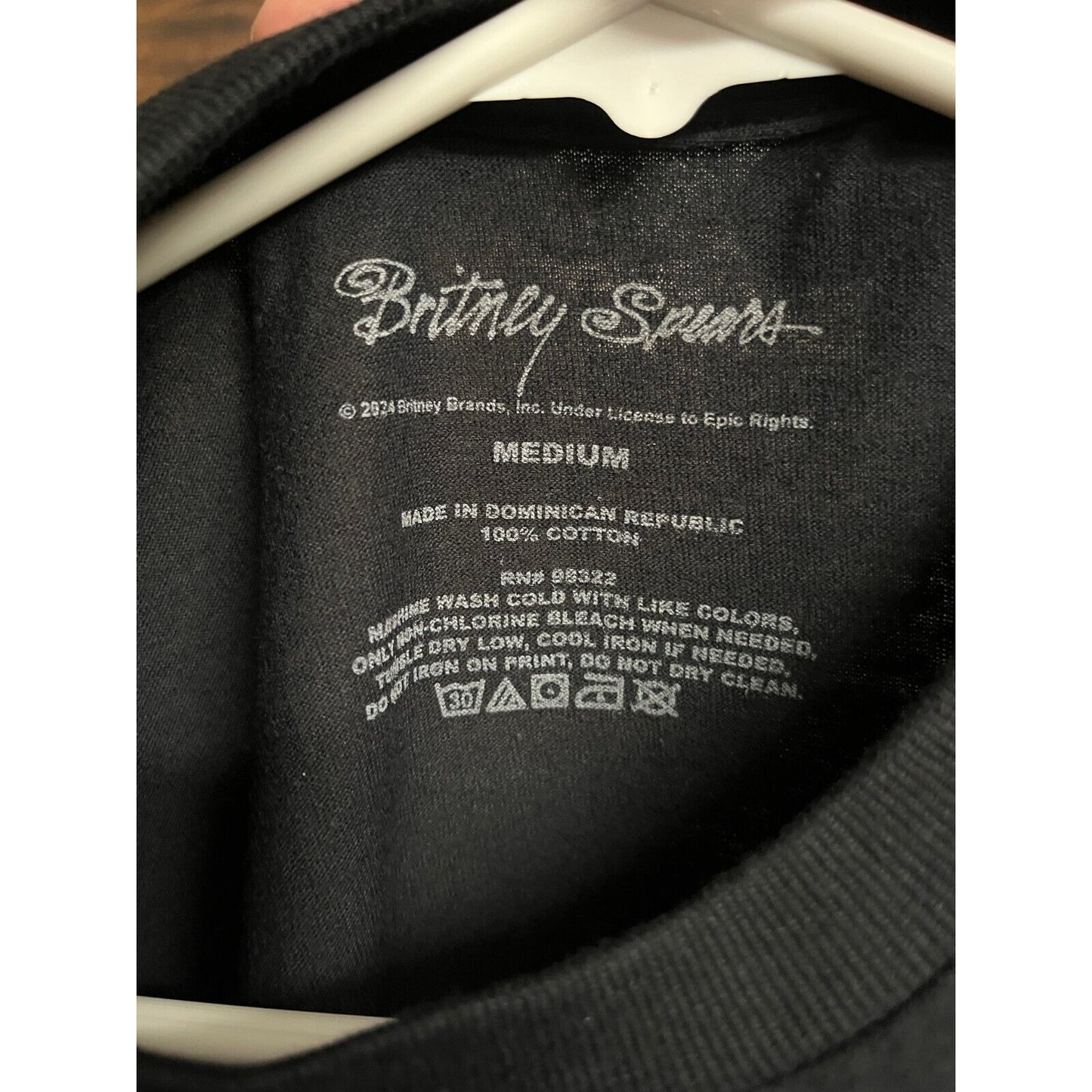 Britney Spears Mens T-shirt - Britney Jean Album Cover Licensed / New
