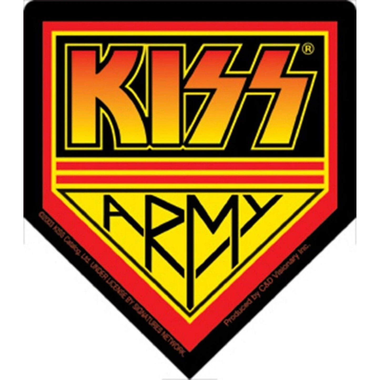 Sticker Kiss Army 3.5x4 C&D Vinyl Decal Stickers
