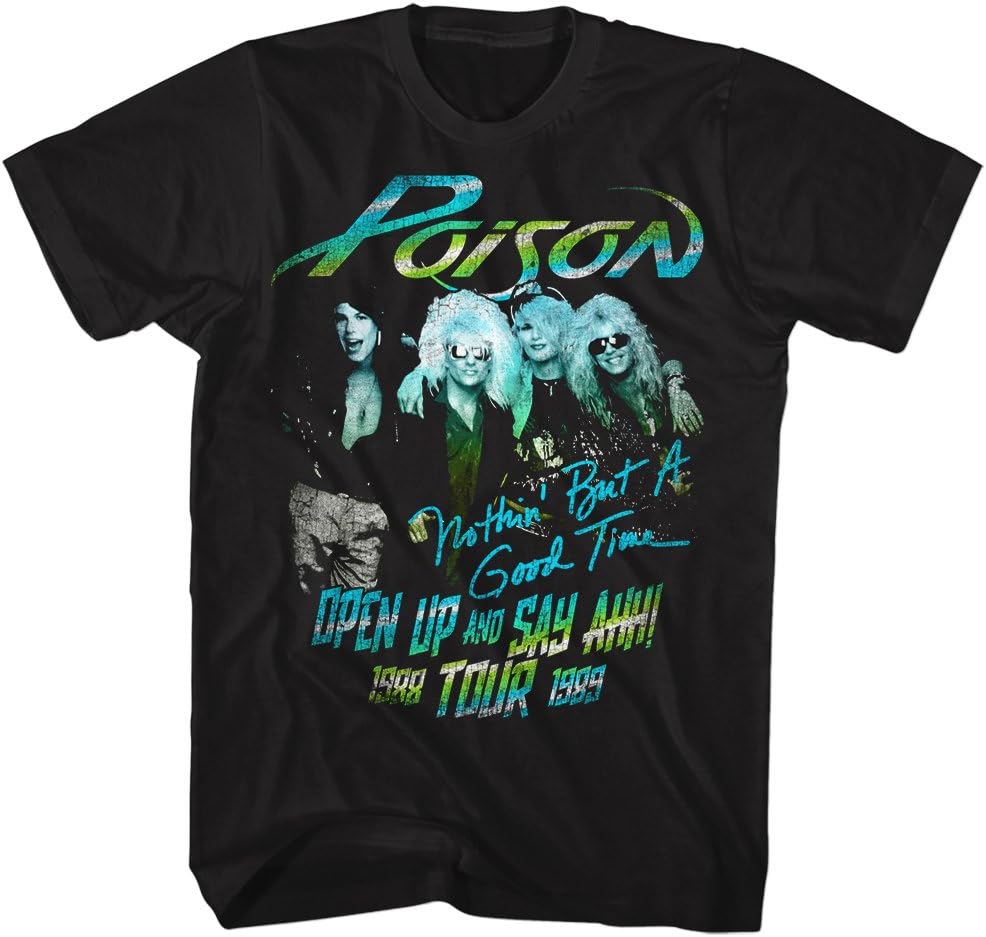 Poison Band - Brett Michaels 80s Band T-shirt
