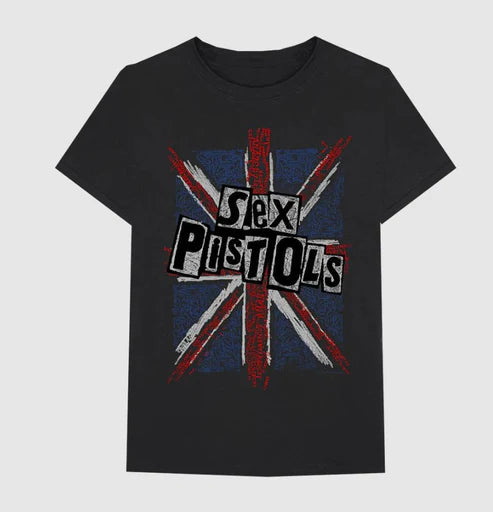 Sex Pistols Union Jack Flag Mens T-shirt