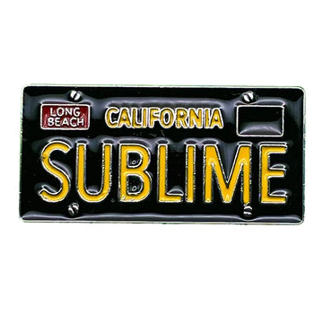 Sublime License Plate Lapel Pins