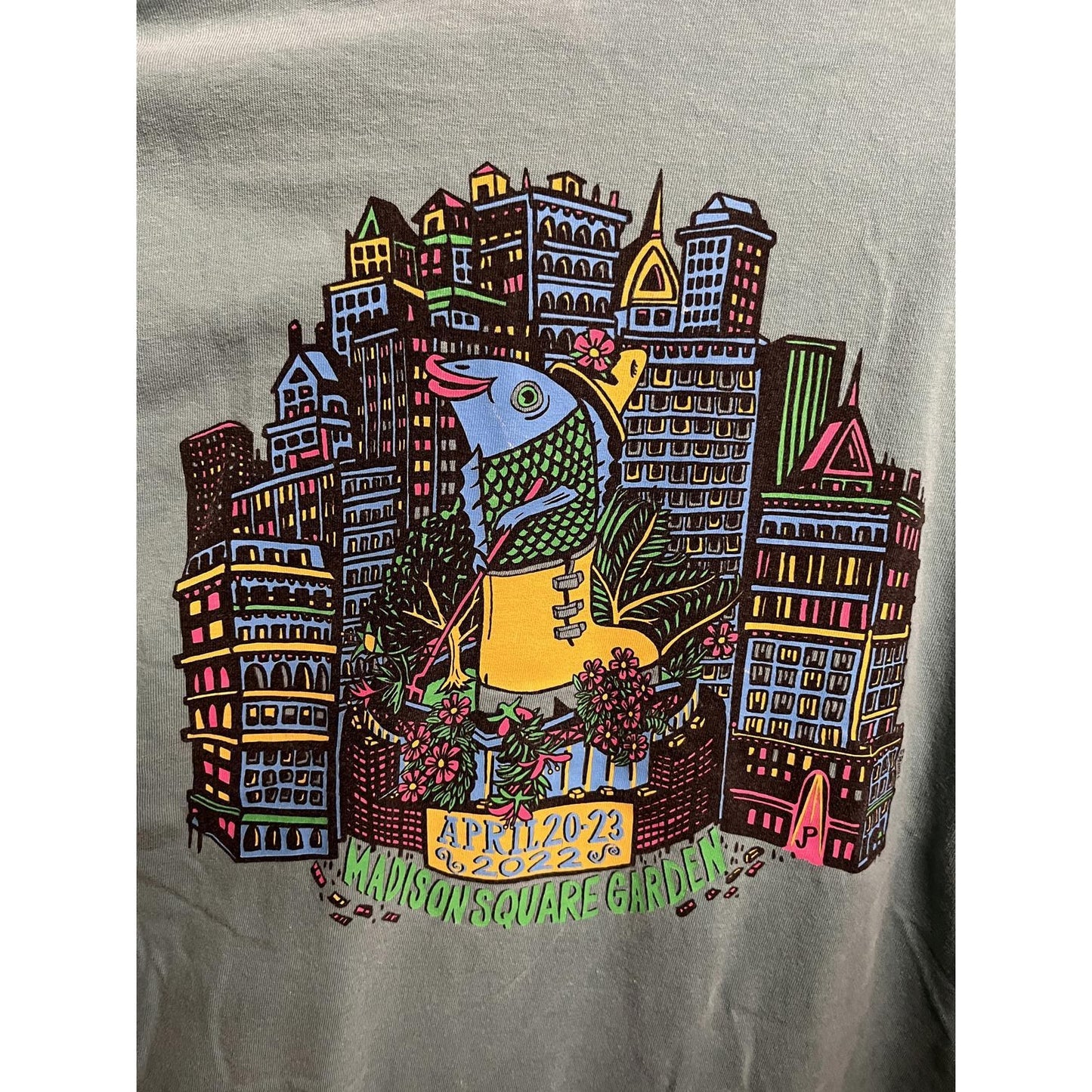 Phish Pollock T-shirt 2022 Madison Square Garden Tee 2XL