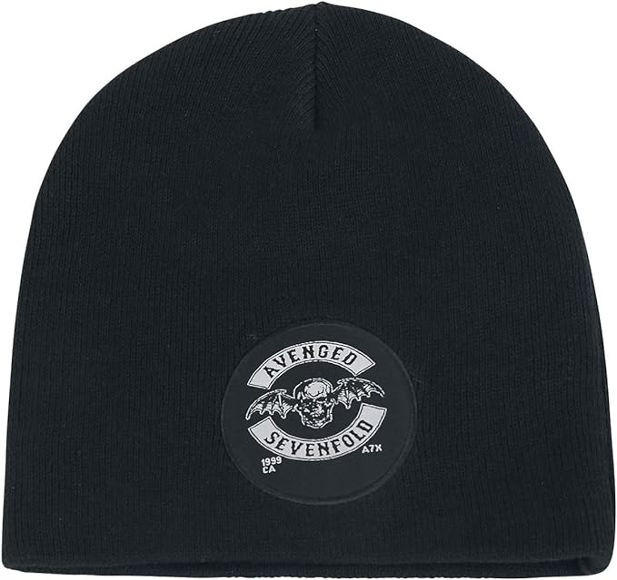 Avenged Sevenfold Logo Beanie Skull Cap Embroidered- Officially Licensed