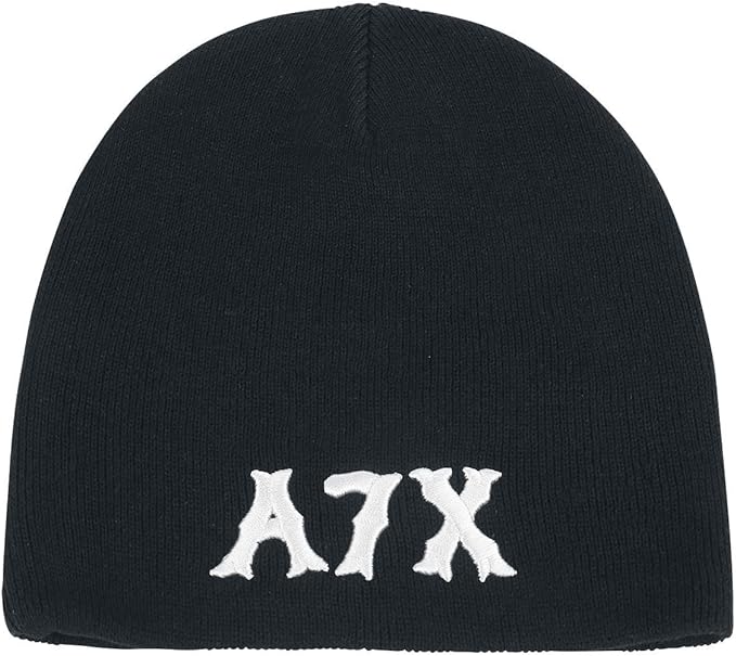Avenged Sevenfold Logo Beanie Skull Cap Embroidered- Officially Licensed