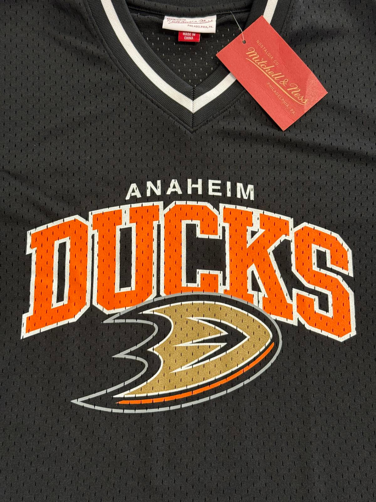 Anaheim Ducks NHL Mitchell and Ness Jersey - L