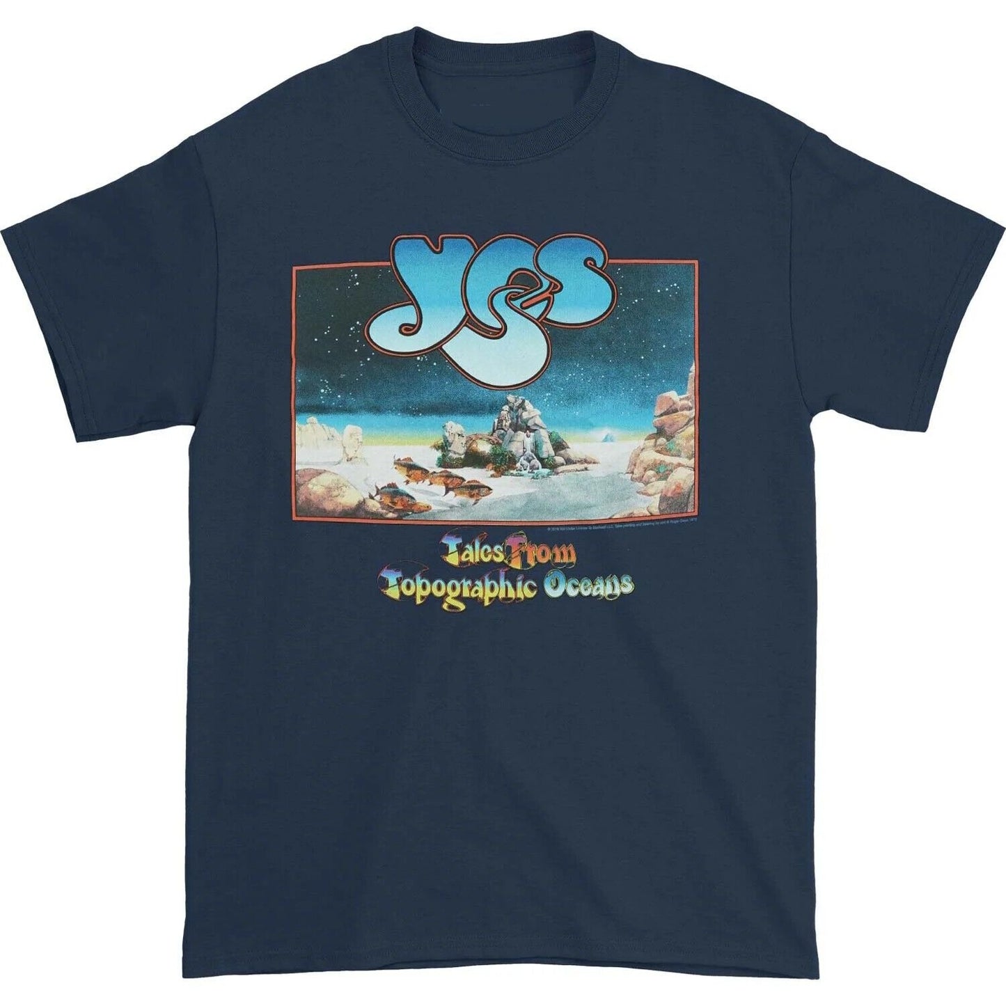 YES Band Mens T-shirt - Album Tales from Topographic Oceans New