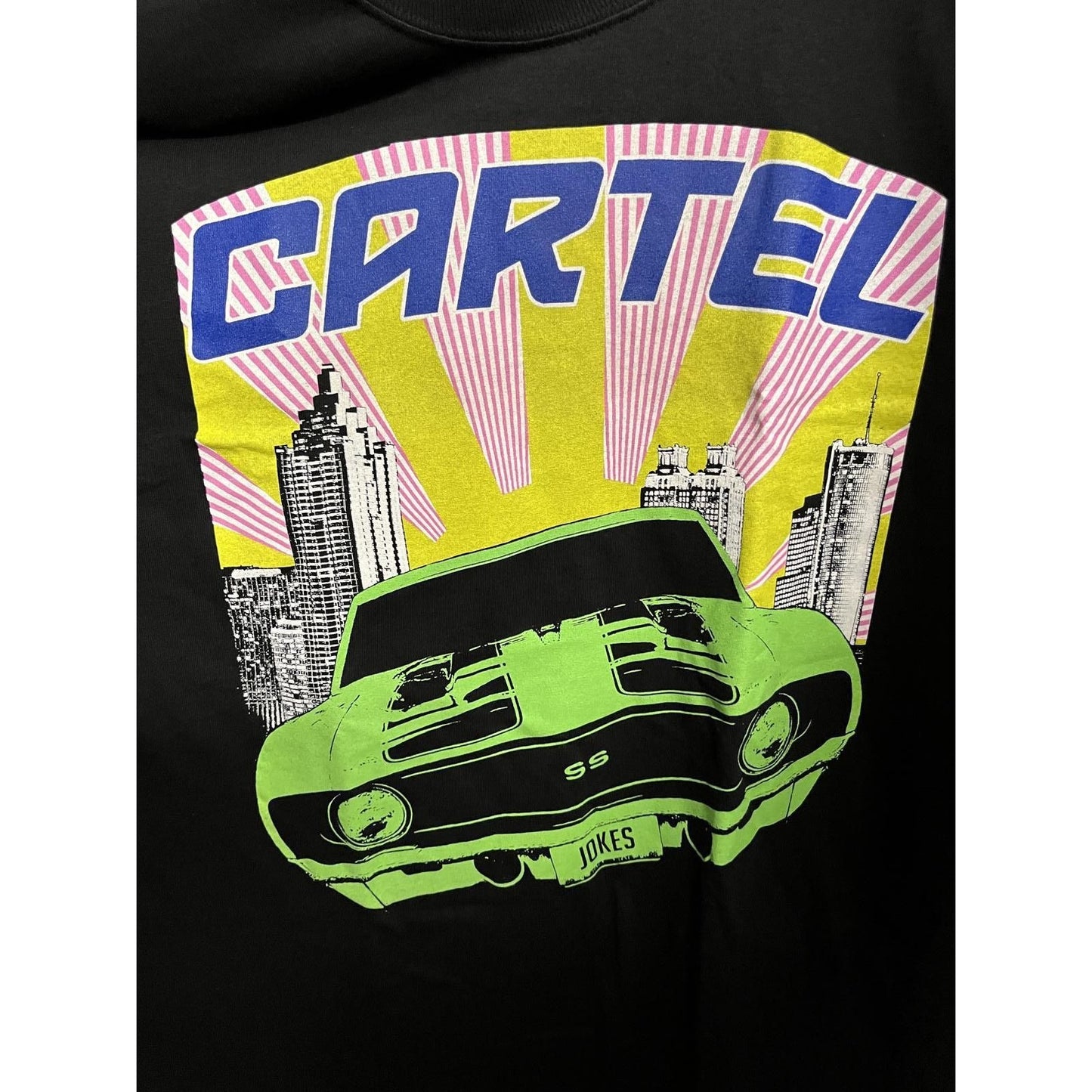 Vtg Band Cartel T-shirt - Band in a Bubble - Camaro Jokes-XL