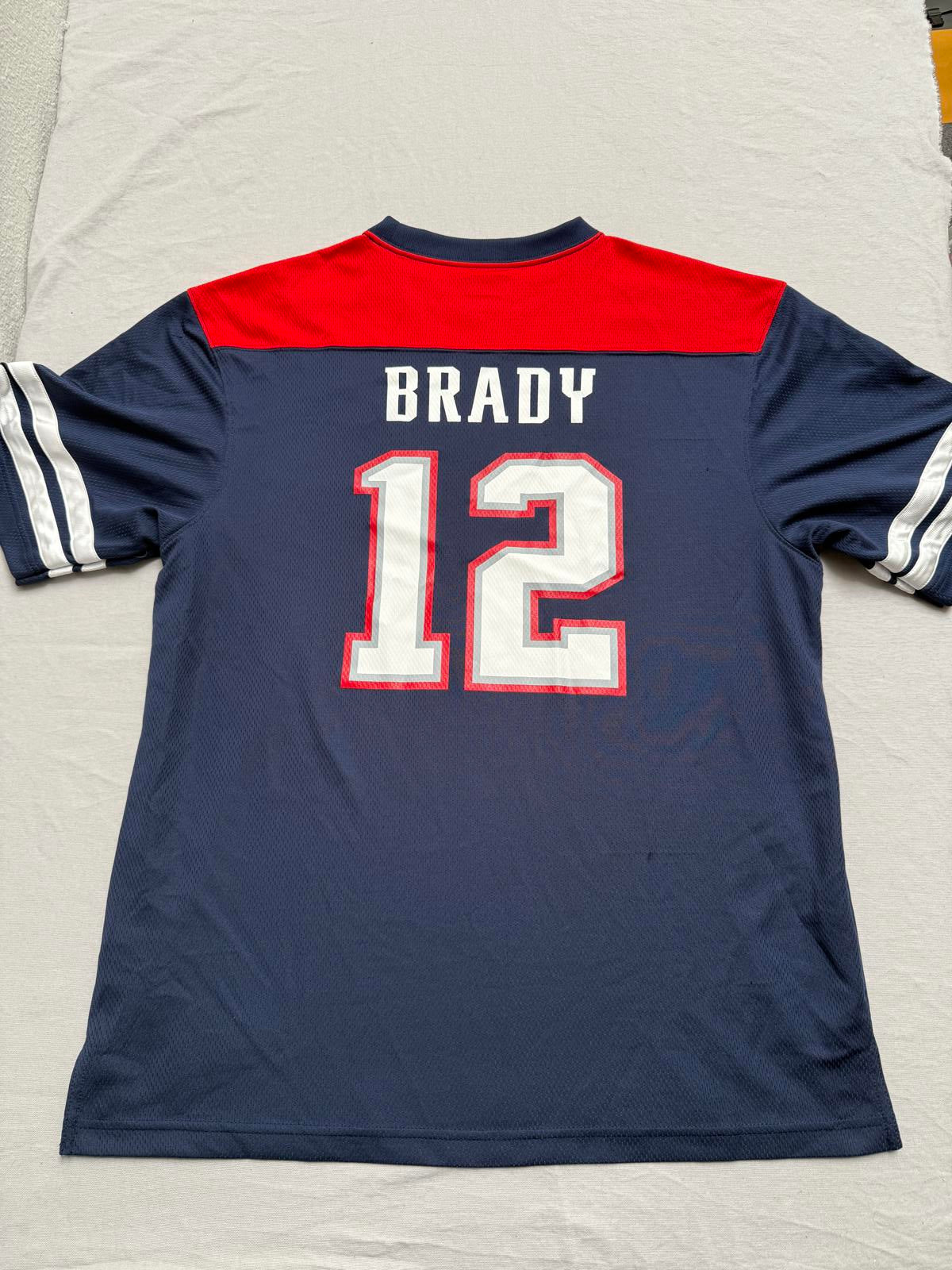 Tom Brady NFL Patriots Football Jersey #12 AFC East XL