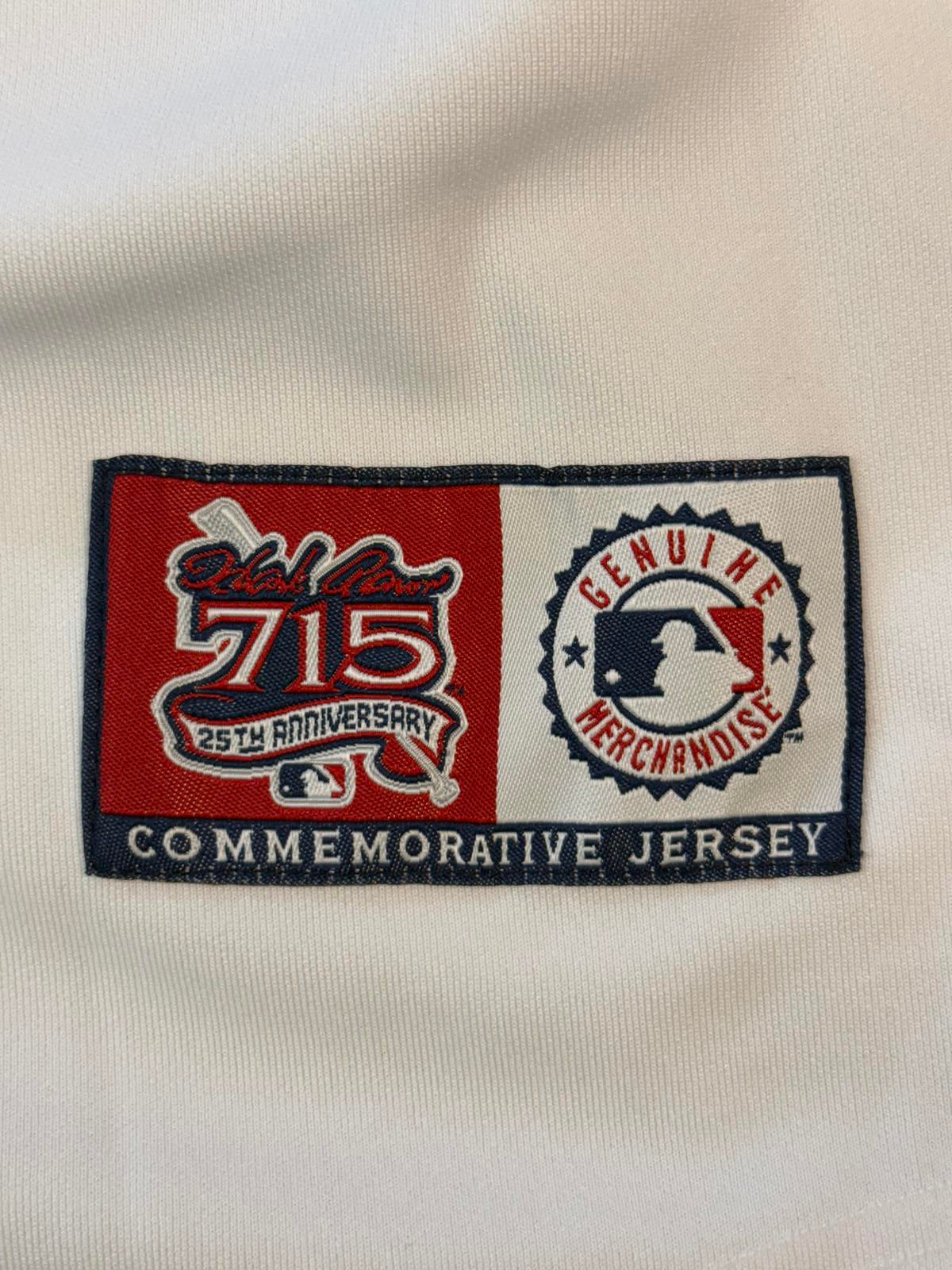 VTG Hank Aaron Baseball Jersey 715 Home Runs Anniversary