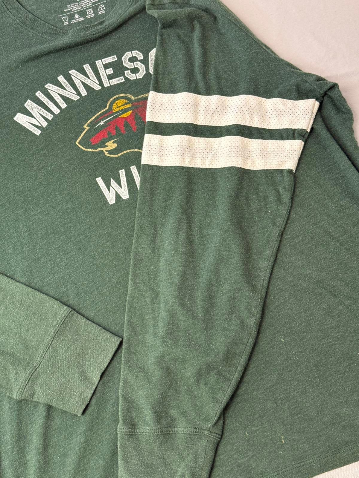 Minnesota Wild L/S Hockey T-shirt Jersey - '47 Brand - L