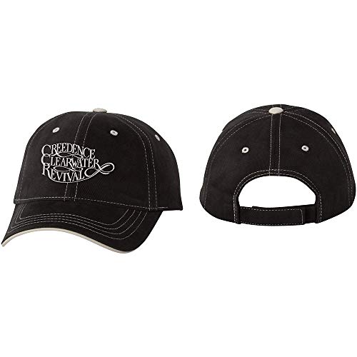 CCR Creedence Clearwater Revival Logo Cap Velcro- Officially Licensed