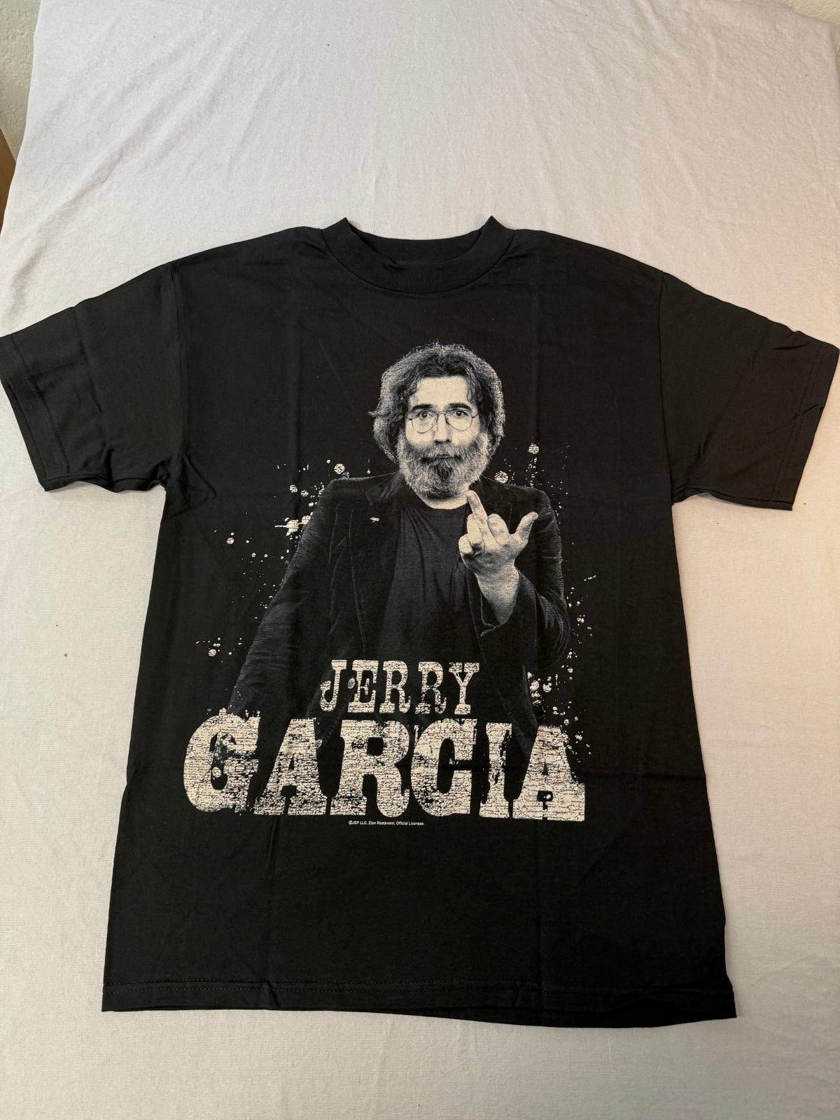 VTG Jerry Garcia T-shirt Middle Finger Zion Rootswear Tag M