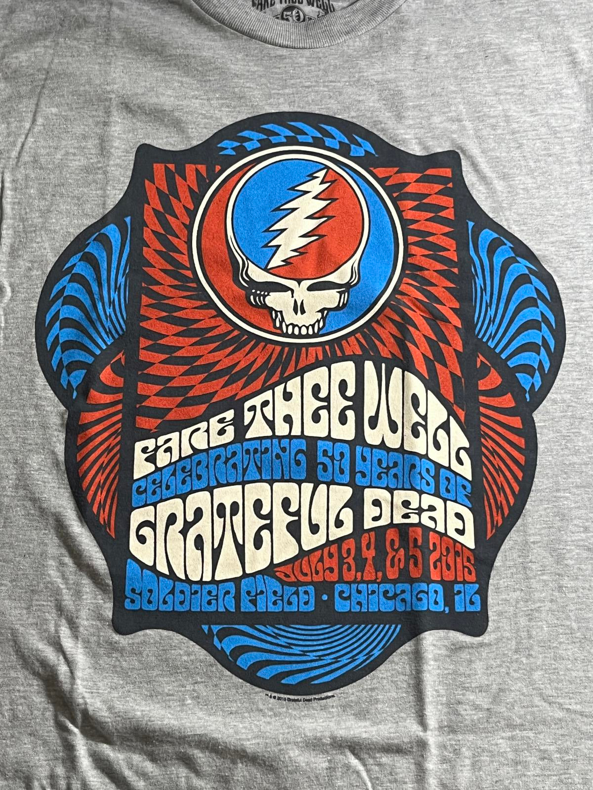 Grateful Dead Tour Shirt Merch SYF Chicago 2015 T-shirt