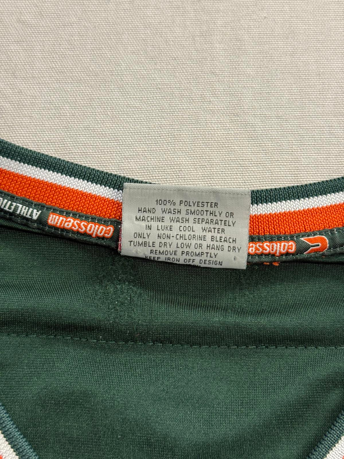 Colosseum Miami Hurricanes 19 Football Jersey Stitched XXL