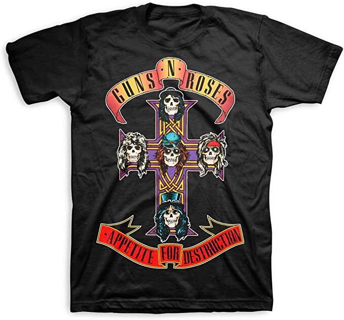 Guns n Roses Appetite for Destruction 1988 Tshirt