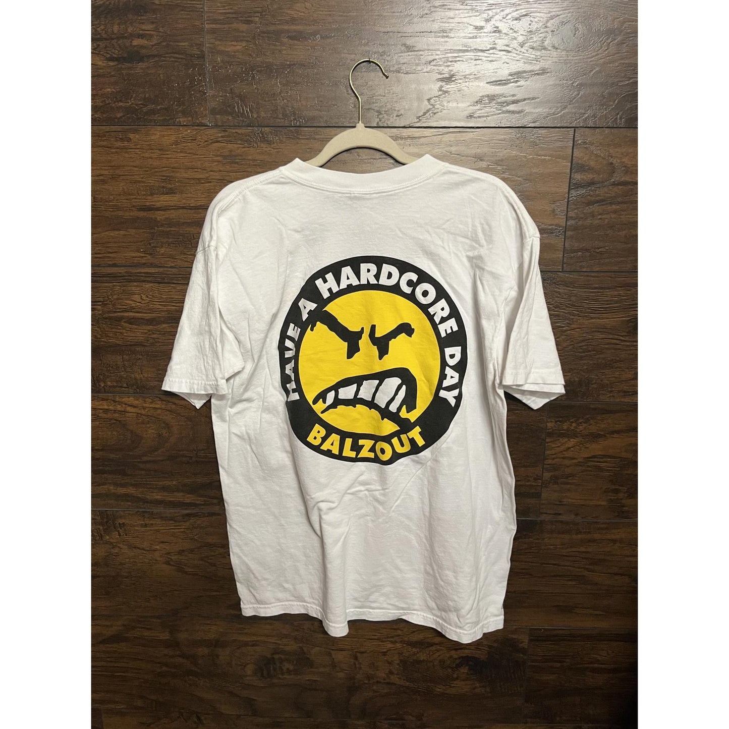 Vintage Balzout Shirt - Have a Hardcore Day T-shirt - L