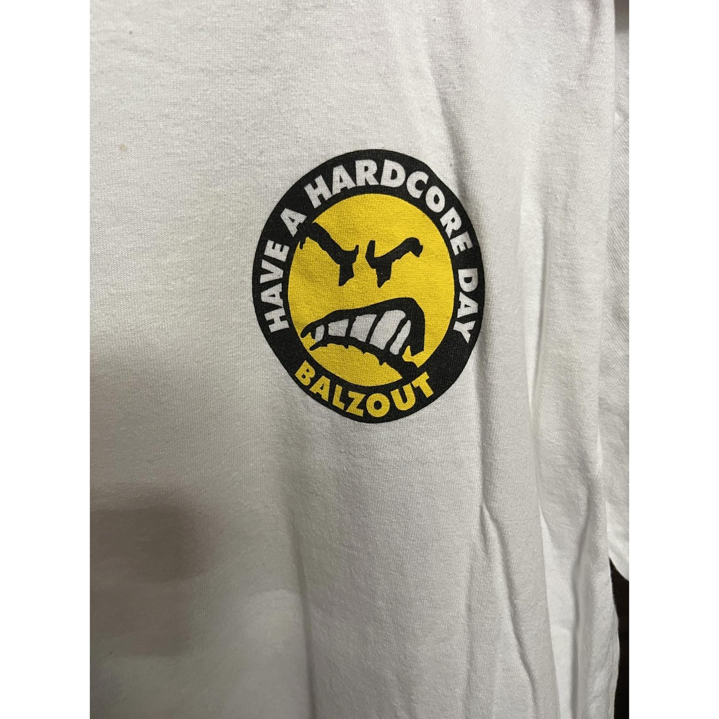 Vintage Balzout Shirt - Have a Hardcore Day T-shirt - L