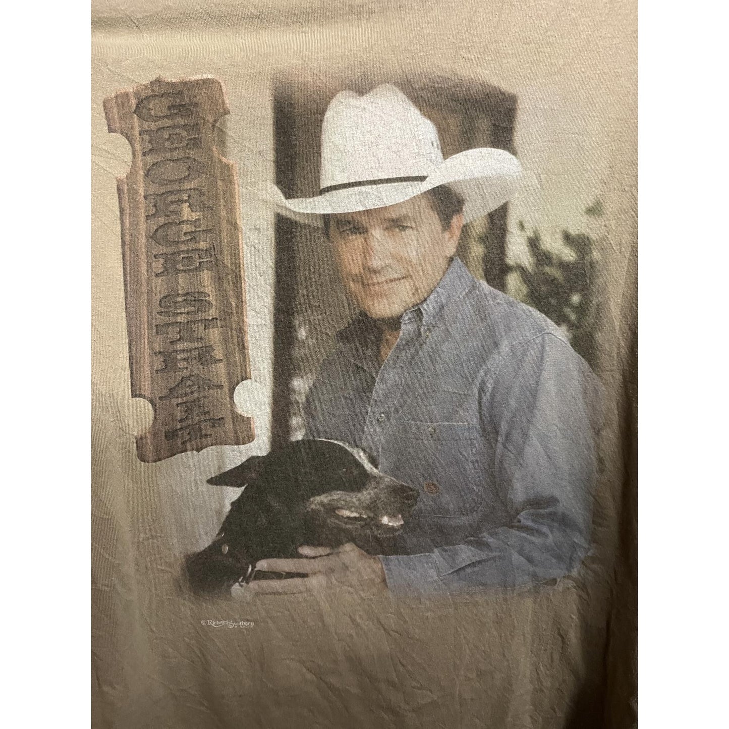 VTG George Strait T-shirt Fan Club - Country Tee -XL
