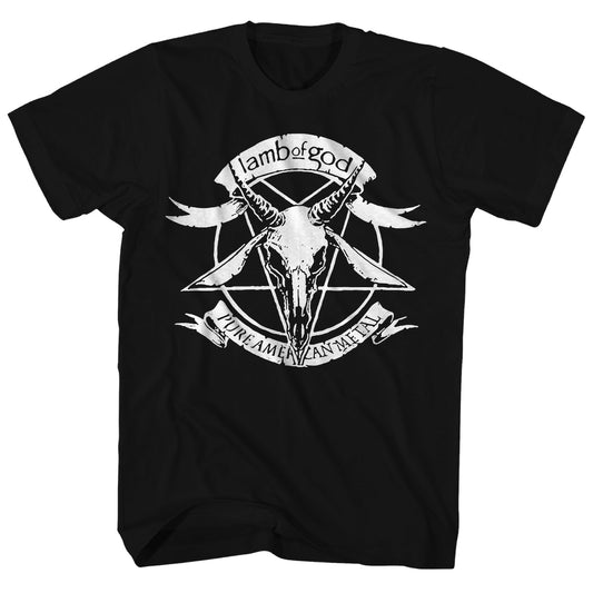Lamb of God Pure American Metal T-shirt