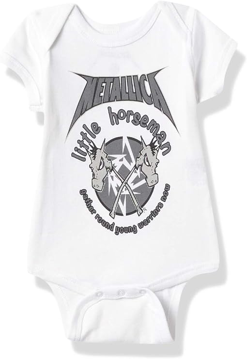 Metallica Baby One Piece Bodysuit