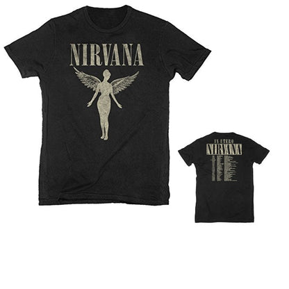 Nirvana In Utero Album T-shirt Officially Licensed