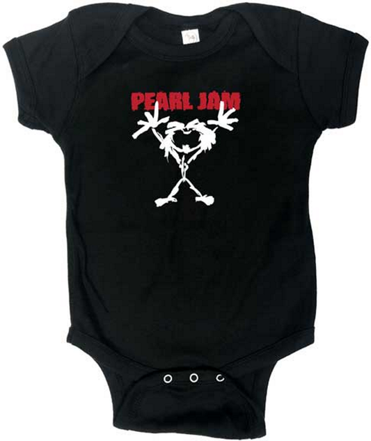 Pearl Jam Stickman Baby One Piece Bodysuit