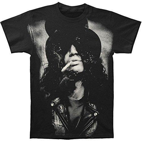 Guns n Roses: Slash Guitar with Color Mens T-shirt Officially Licensed