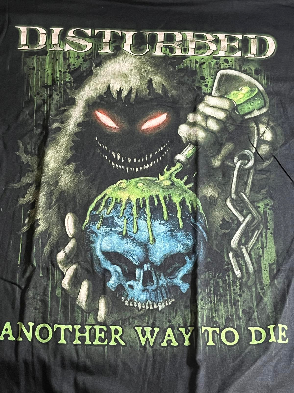Disturbed T-shirt Toxic Globe - Another Way to Die Shirt 2XL