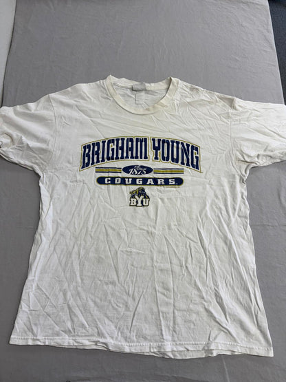 VTG BYU Cougars T-shirt - Brigham Young University L
